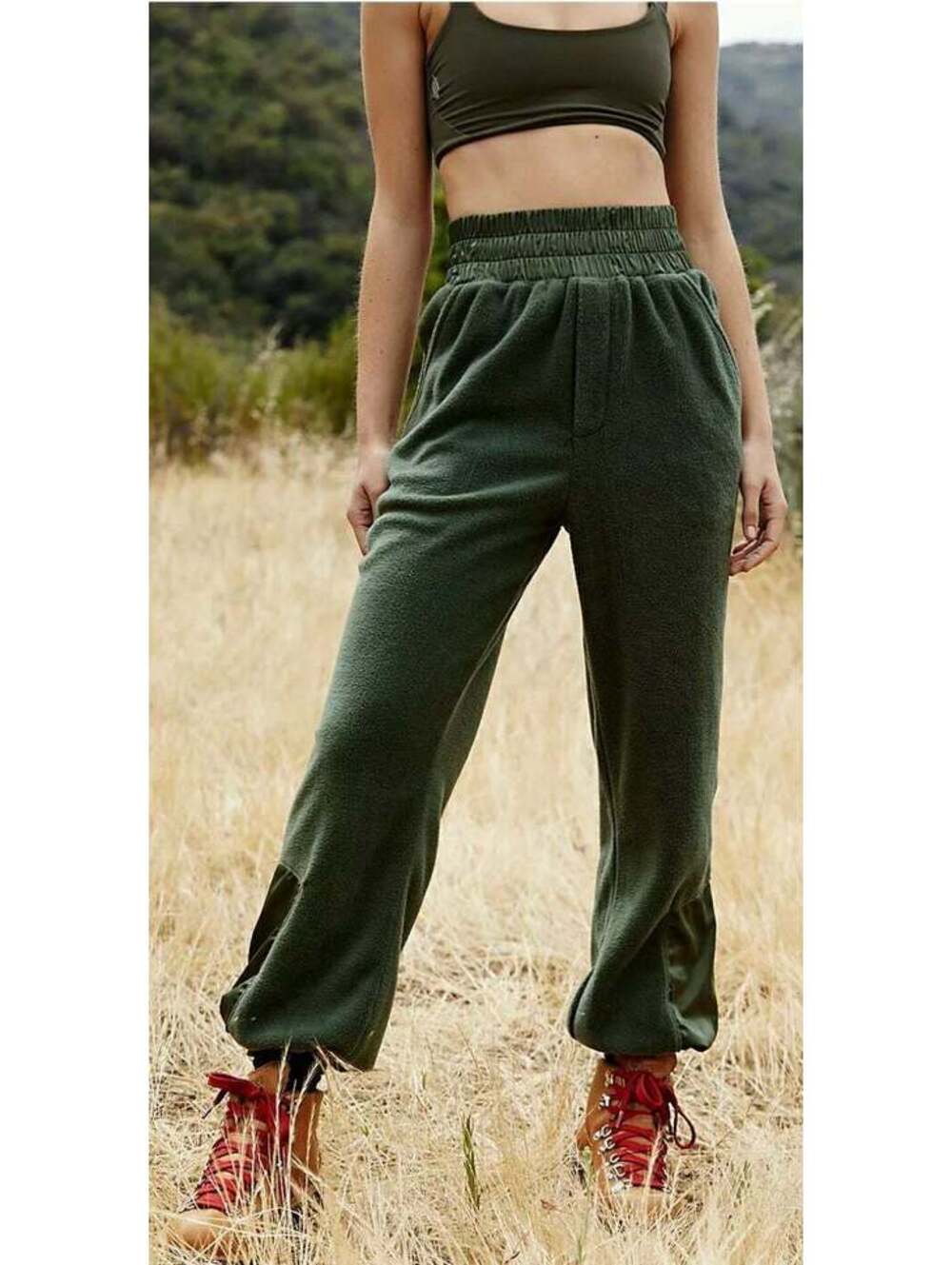 FREE PEOPLE Slouch It Fleece Pants